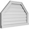 Ekena Millwork Octagonal Top Surface Mount PVC Gable Vent w/ 2"W x 2"P Brickmould Sill Frame, 32"W x 20"H GVPOT32X2003SF - alternate 5